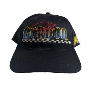 Jeff Gordon vintage hat Nascar CSA snapback black color way